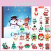 Christmas Eve Countdown Pvc 3d Hanging Figures For Festive Decor And Gift Exchange