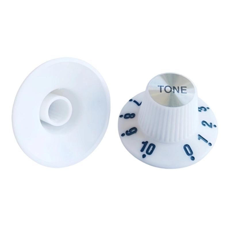 Professional 29x16mm Sound Controls Guitar Effect Knob With Textured Grip And Clear Number Markings