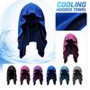 U-Shaped Cooling Hooded Towel Lightweight Quick-Dry Fabric Breathable Design for Outdoor Sports and Travel Use
