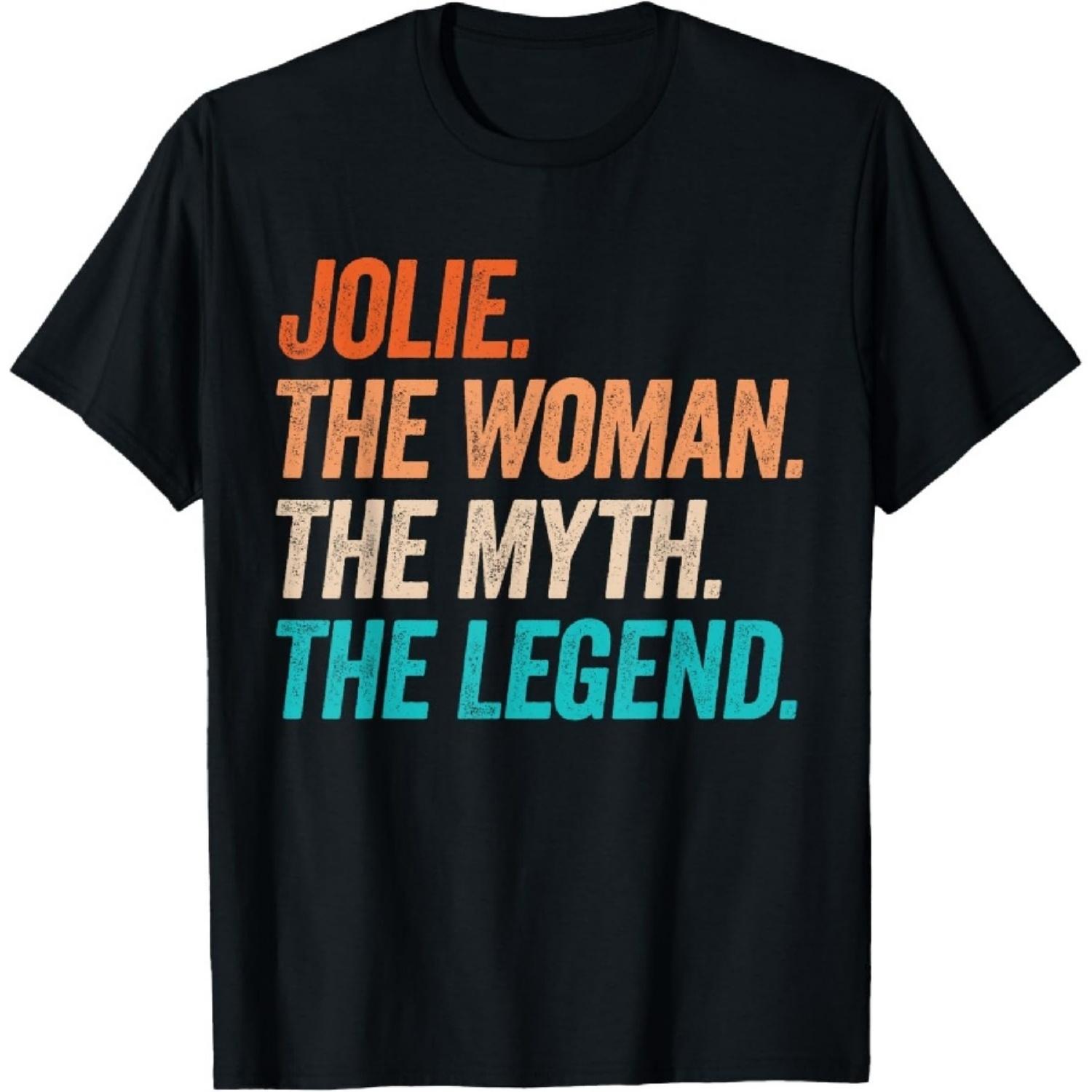 Jolie The Woman The Myth The Legend First Name Jolie T-Shirt XXXXXL чёрный
