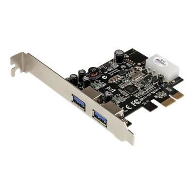 2portová karta řadiče PCIe USB 3.0 s UASP - 2portová karta řadiče PCI Express USB 3.0 - Napájení LP4 - PEXUSB3S25