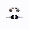 Huademi Car Door Lock Cylinder Pair