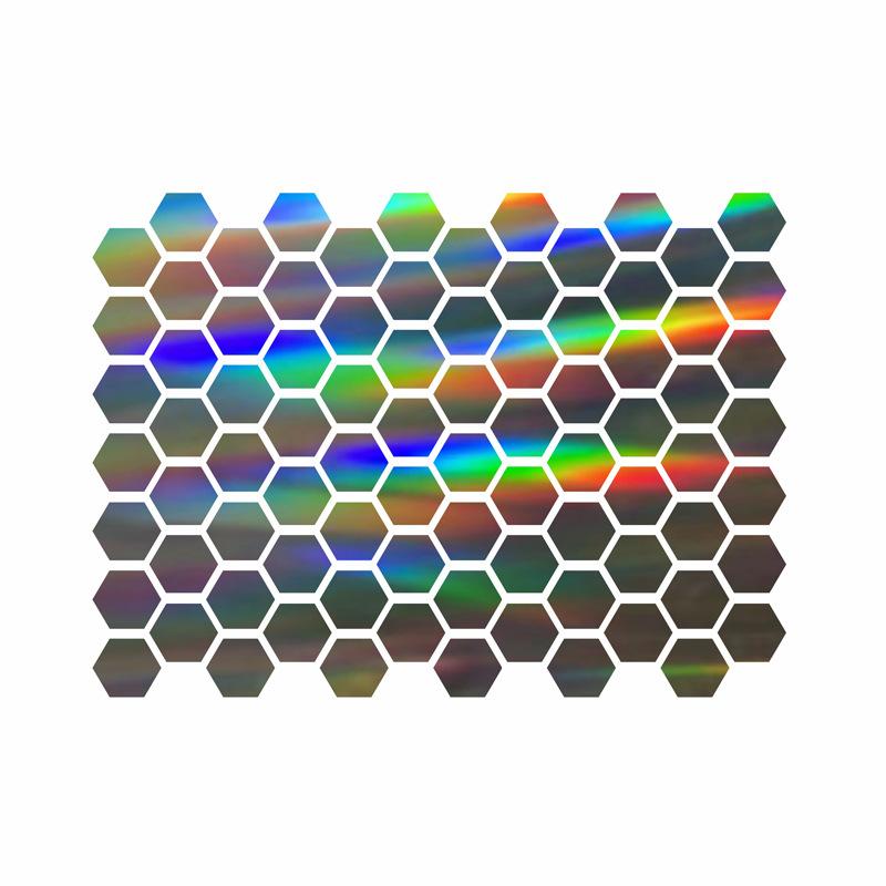 New Honeycomb Reflective Car Sticker, Waterproof Protective Decal for Motorcycle Helmet Bike Laptop ,auto Accessories