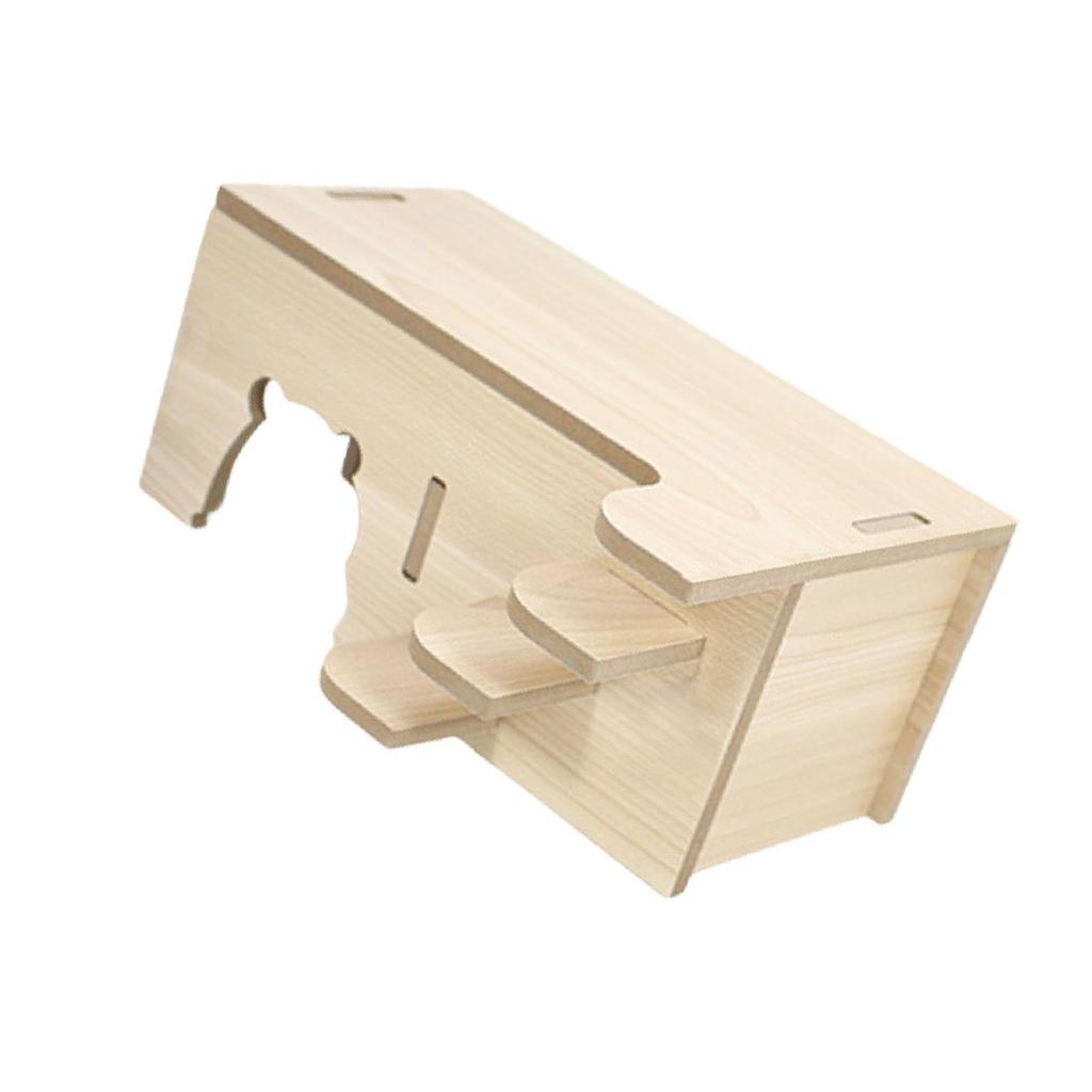 Hamster Hideouts Wood Shelter House for Small Animal Dwarf Hamsters and Mice Entertainment Hideaway Cave Cage Decoration