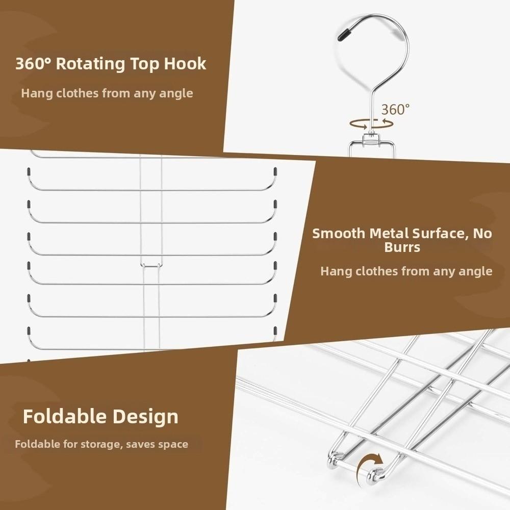 Space Saving Hijab Holder Foldable Legging Hanger Storage Tools Scarf Organizer Closet Storage