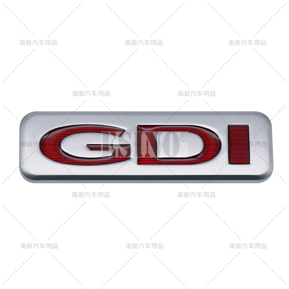 3D GDI TGDI Car Trunk Metal Zinc Alloy Adhesive Badge Emblem Rear Body Tailgate Badge for Sonata IX35 Tucson Elantra