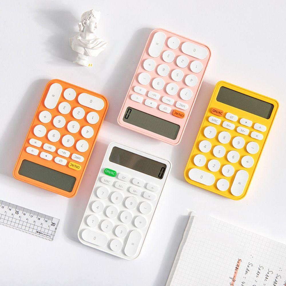 

Школьный офис Accountin Mini Candy Color Calculator Большой экран 12-значный дисплей