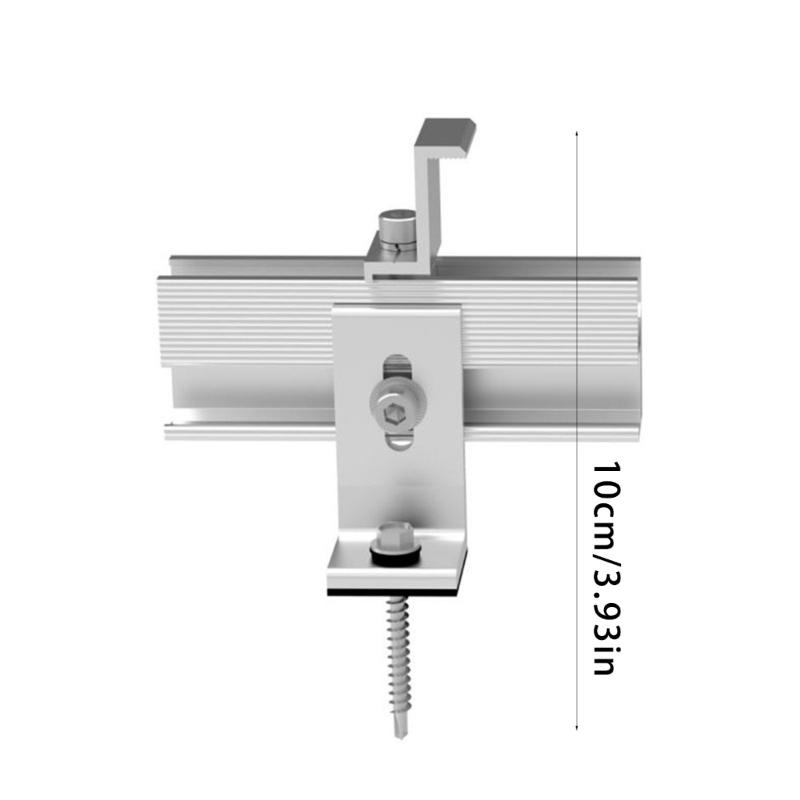10Pcs Efficient Solars Panel Mounting Brackets Set for Home Craft and Professional Installations on Various Items