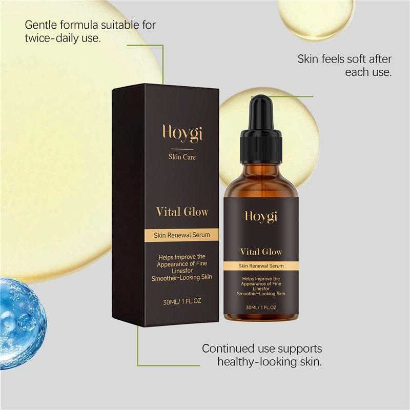 Hoygi Facial Renewal Serum Anti Wrinkle Firm Strengthen Skin Barrier 24 Hours Continuous Hydration Rejuvenation Face Essence Skin Care