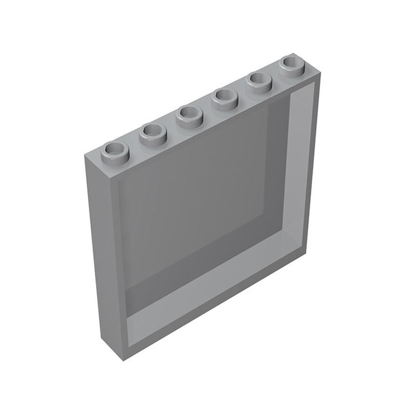 20 Stück MOC Steine 1x6x5 Fenster Glas Häuser Wandelement 59349 kompatibel Bausteine Panel Bausatz Zubehör 3754