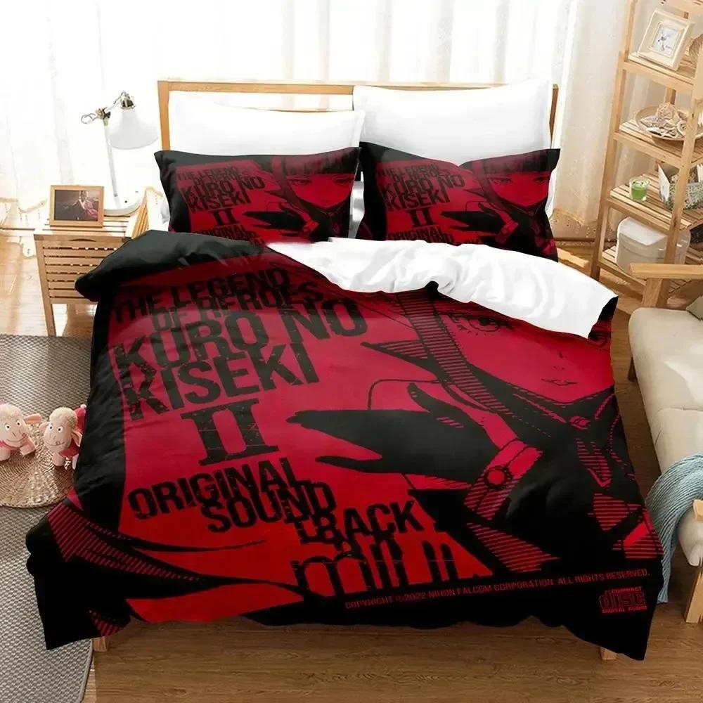 Anime The Legend Of Heroes Bedding Set 3D Printed Suitable for Bedroom Duvet Cover Set With Pillowcases Kids Home Textile