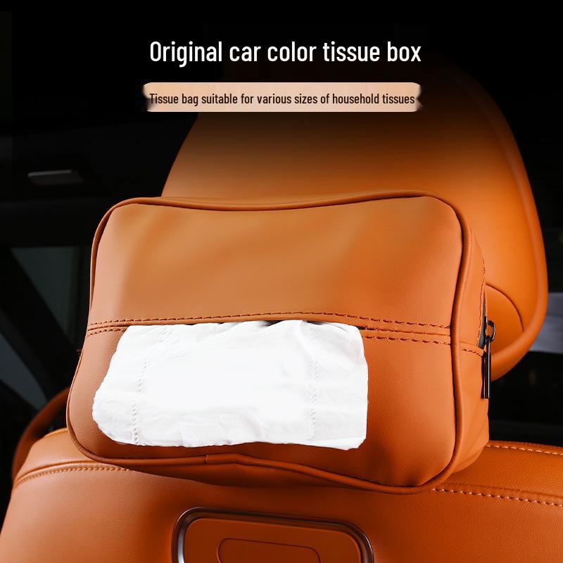 Car Seat Tissue Holder for AITO M9: Armrest Box Tissue Bag
