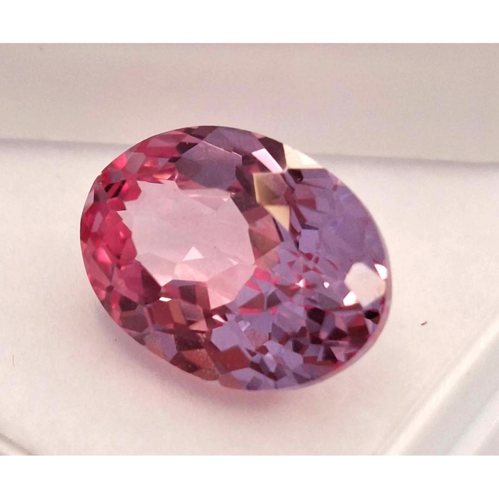 Fabulous Natural Padparadscha Sapphire 8-10 Ct Oval Cut Certified Gemstone