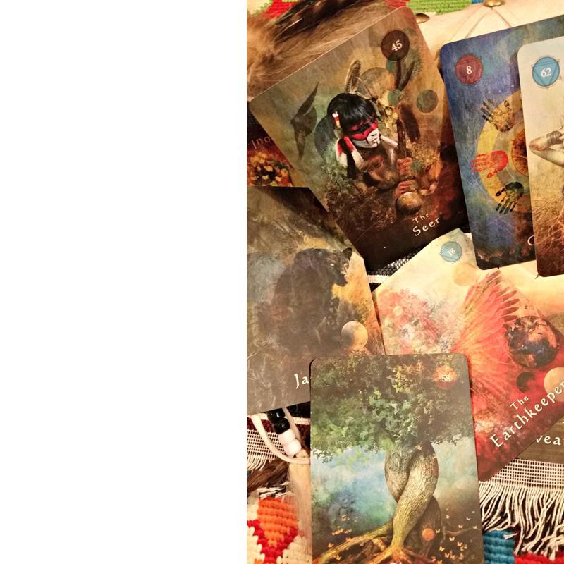 64 stk Mystical Shaman Oracle Cards Deck Engelsk Mystisk skjebnespådom Tarot
