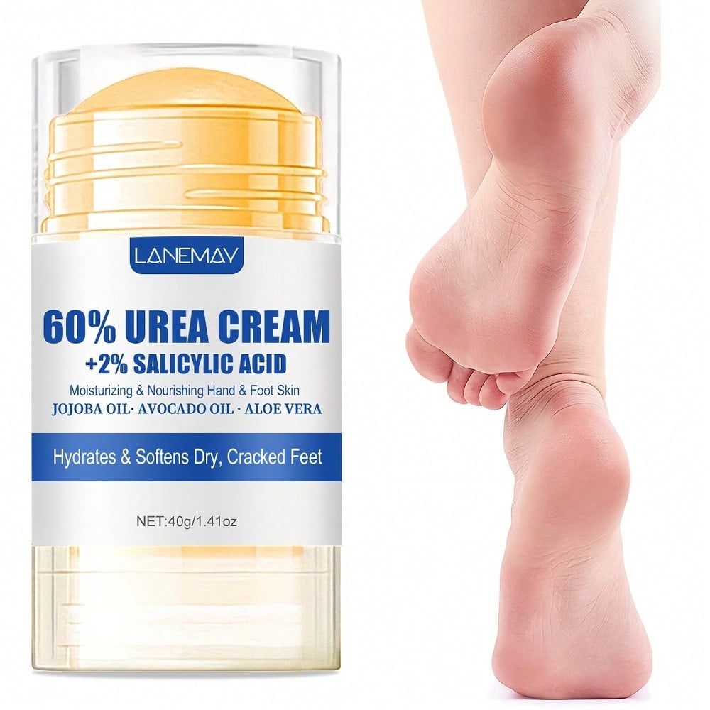 Intensive Urea Foot Cream Repairs Cracked Heels Moisturizes and Smooths Dry Skin On Feet Hands