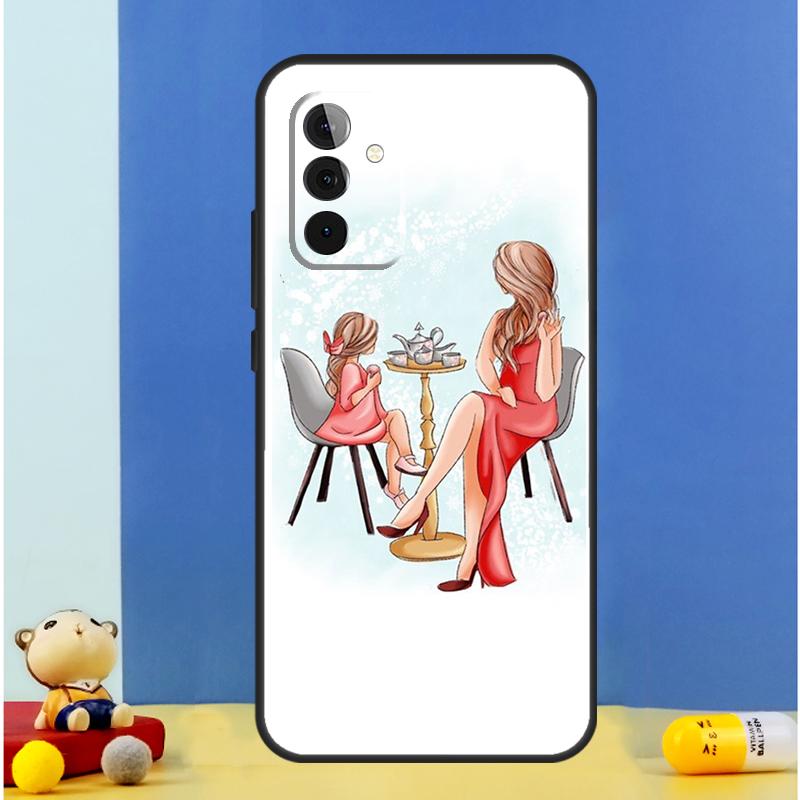 Super Mom Baby Girl Son Daughter Case For Samsung Galaxy A06 A56 A16 A36 A55 A35 A33 A53 A13 A23 A17 A54 A34 A14 A52 A32 A15