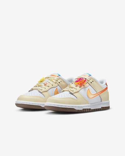 

Nike Dunk Low GS Beach Casual Shoes Sneakers IB8891-191 Size 3.5Y-7Y EU 35.5 жовтий