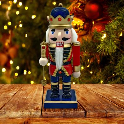 Weihnachten Dekorative Nussknacker Festliche Sammeln Holz Puppe Holz für