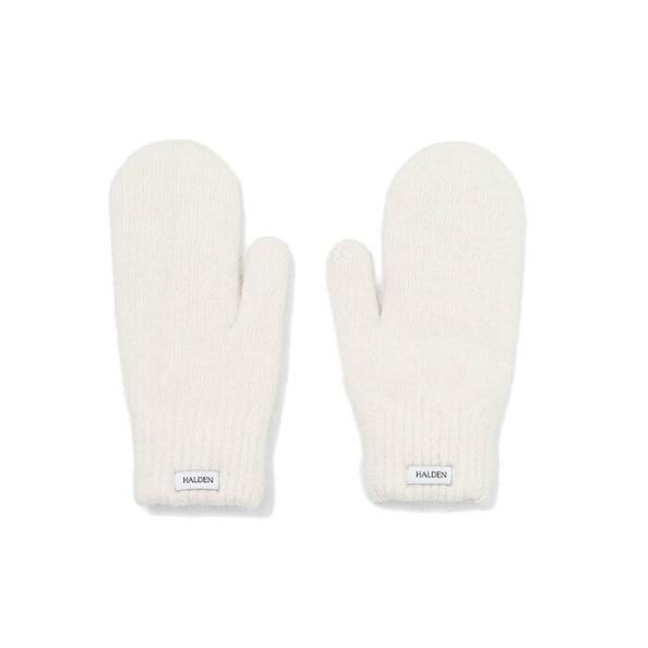 halden wool angora mittens gloves (G010_ivory)