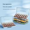 Portable Weekly Pill Organizer - Large Capacity Travel Set