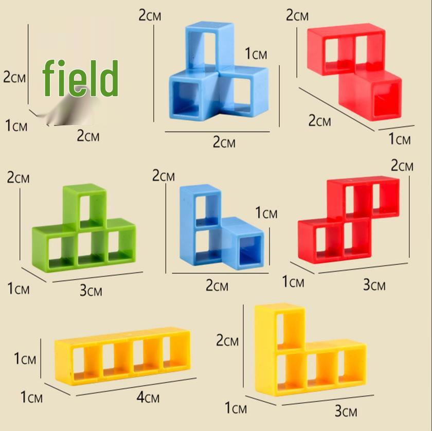 Balance Game: Russian Block Stacker - Concentration Toy for Kids
