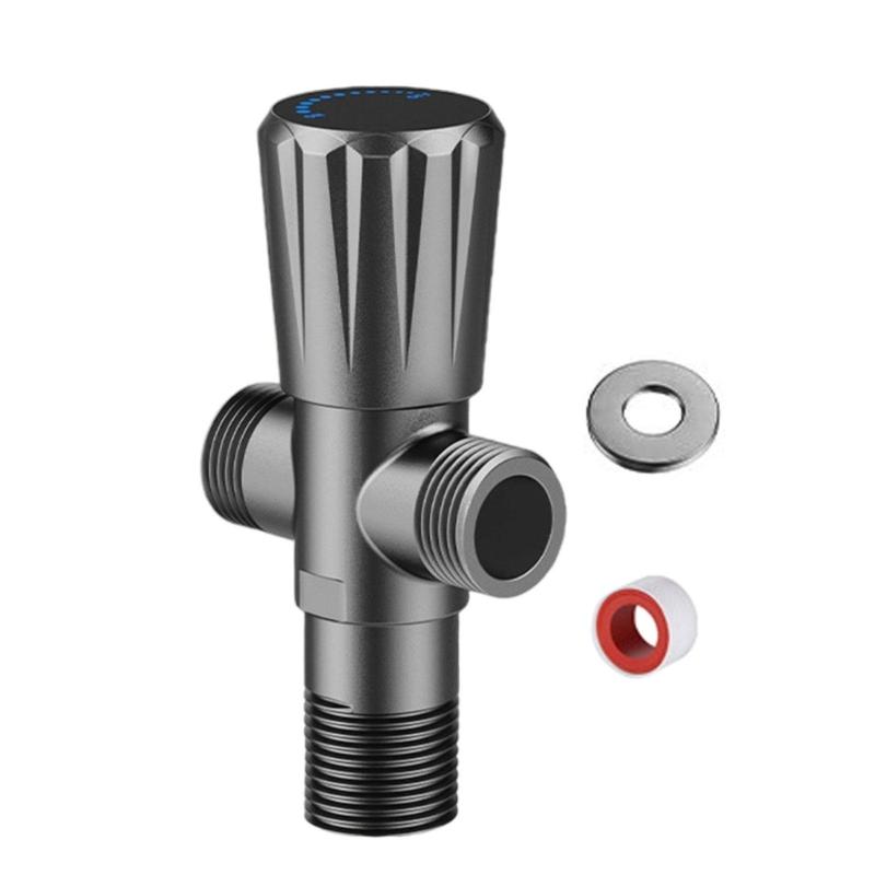 Strong Anti Leak Angle Valves Valves High Pressure Resistant Angle Valves for Bathroom Plumbing Fixtures