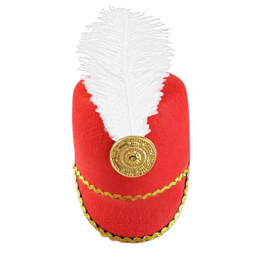 

Лицарський капелюх Guard Show Handmade Cos. Милий жіночий капелюх команди червоний