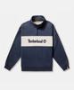 TIMBERLAND Half Zip Sweatshirt - Navy / A6J2F-A2W