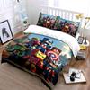 Blocky Superhero Character Designs. Bedding Sets Duvet Cover Sets Duvet Covers Pillowcases(1 * Duvet Cover 2 * Pillowcases Without Duvet Insert)