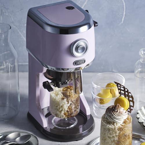 Toffy Compact Electric Fluffy Shaved Ice Maker K-IS14 [2025 Model] Latest Model: Authentic Shaved Ice, Frozen Fruit, Half Ice, Mixed Ice, Juice, Milk