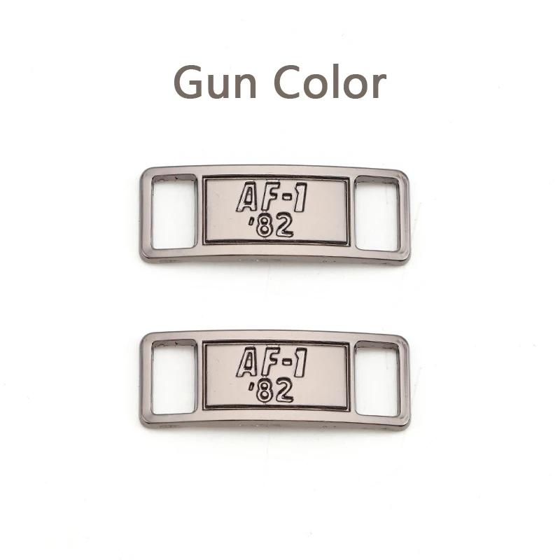 NEW AF1 Diamond Shoe Charms Fashion Laces Buckle Quality Metal Shoelaces Decoration Chapa Air Force Shoes One  Accessories 1Pair