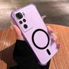 DIY Magnetic Ring Jelly Case for Xiaomi Redmi Note 10S 4G 10 POCO M5s Anti-Drop 4-Corner Airbag Protection