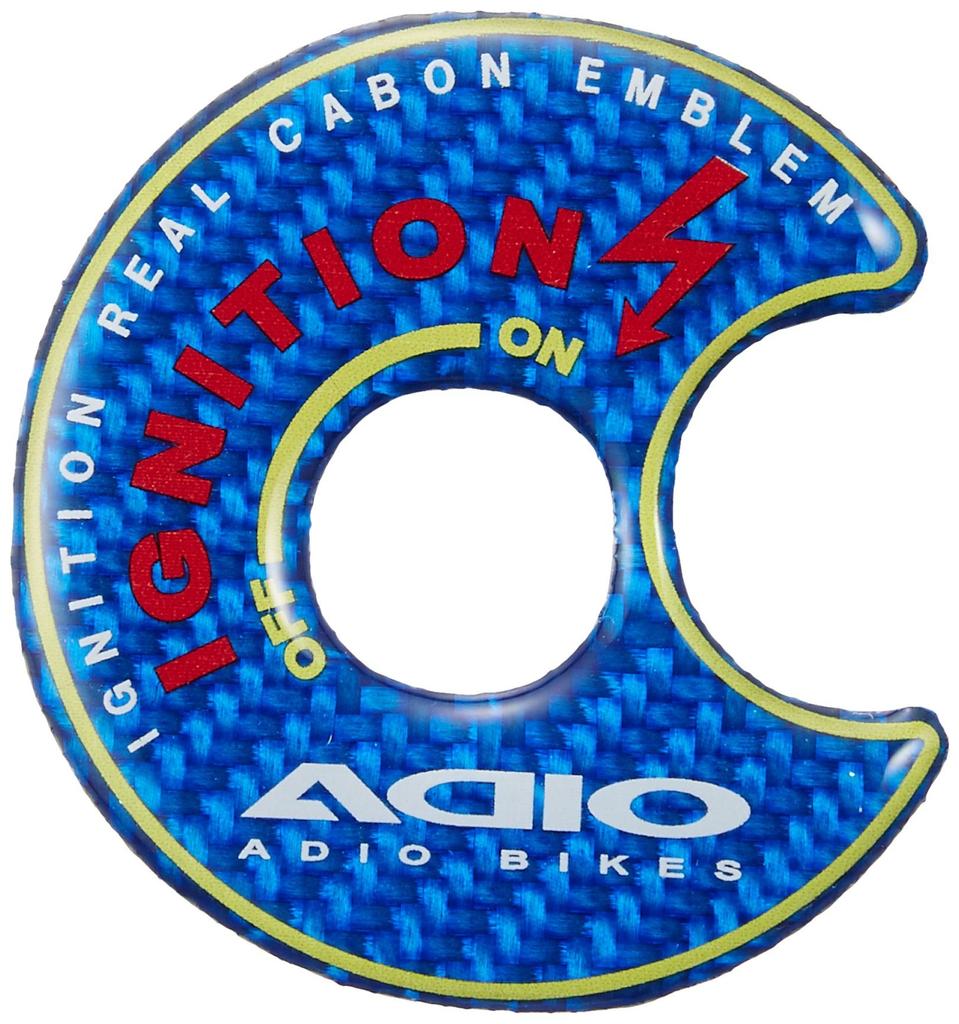 ADIO BK48218 Key Cylinder Emblem Blue Cygnus X (2/3/4 Type) Majesty S