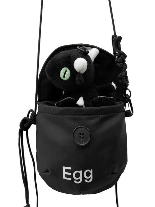 

WOOHWA YONGYONG; EGG BAG BLACK.OS