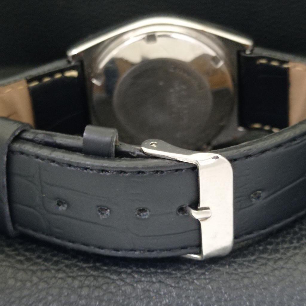 JAPAN VINTAGE SEIKO 5 AUTOMATIC 6309A MENS BLACK COLOR DIAL WATCH A701225-5 R206a-a701225