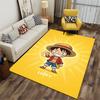 Cartoon Pirate Luffy Carpet suitable as a non-slip mat for the living room or bedroom sofa