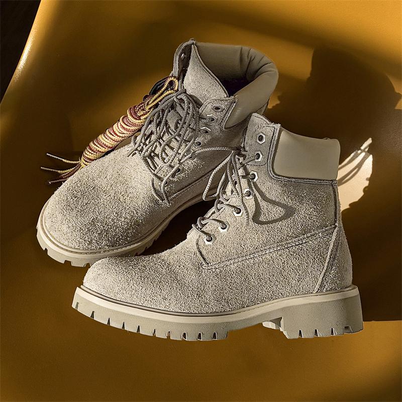 Fashion Leather Ankle Boots For Man Genuine Leather Big Size Boots High Quality Designer Casual Formal Outdoor Boots Fashion Business