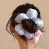 Elastic Flower Scrunchies Oversize Exaggerated Hair Ring Fashion Tulip Big Hair Rope  Women