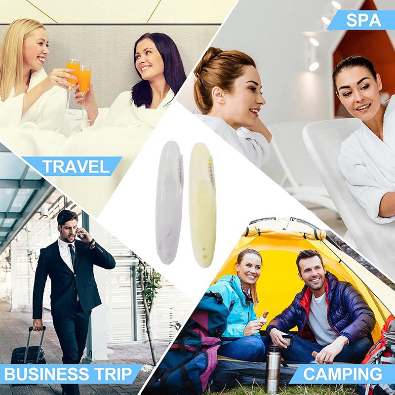 Hygiene Oral Portable Disposable Foldable Travel Camping Toothbrush Hiking Tooth Brush Tooth Cleaning Tools