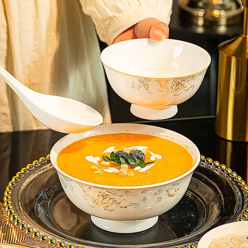 Jingdezhen Light Luxury Ceramic Dinnerware Set