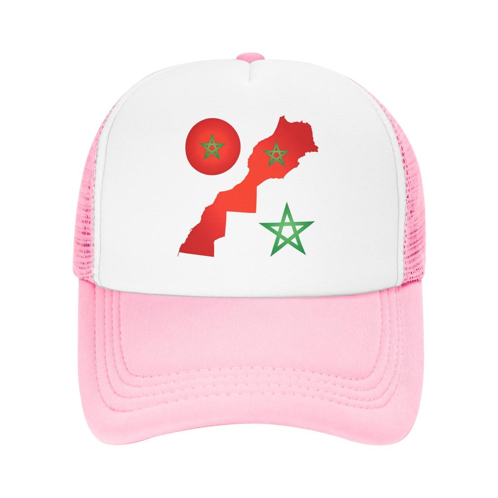 Morocco My Love Country Sun Hats Fashion Women Unisex Mesh Trucker Hat Wholesale Kpop Rock Snapback Cap Birthday Present
