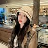 Hollow Out Knitted Beanies Hat Thin Winter Weave Cap Crochet Pullover Hat  Apparel Accessories