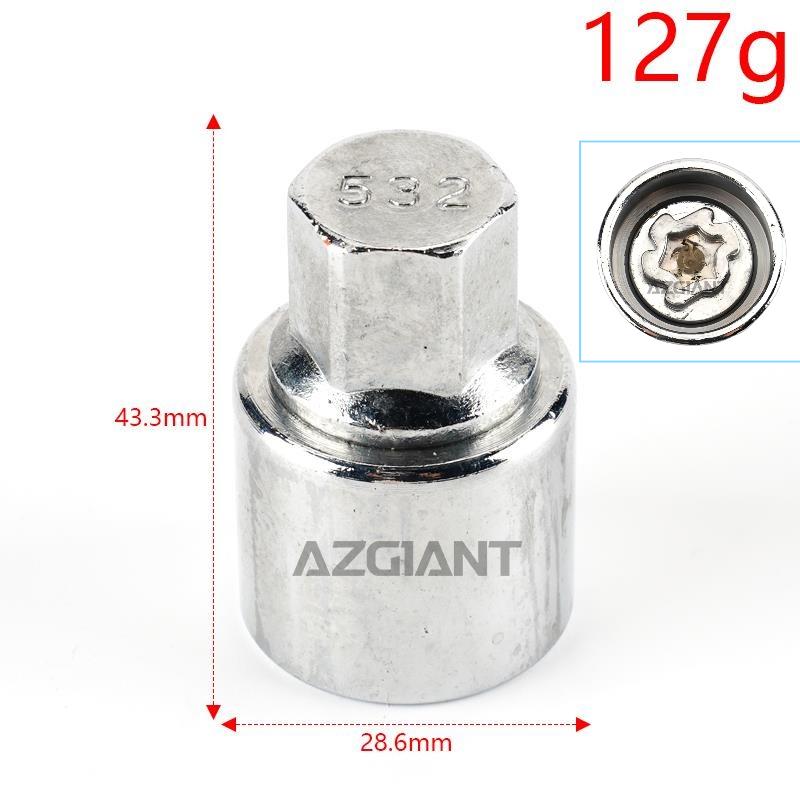 1 Τεμάχιο Εργαλείο Αφαίρεσης Αντικλεπτικής Βίδας Ελαστικού Αυτοκινήτου Μανίκι Κλειδιού Για Volkswagen Beetle Polo Golf Jetta Passat CC Tiguan Εργαλεία Επισκευής