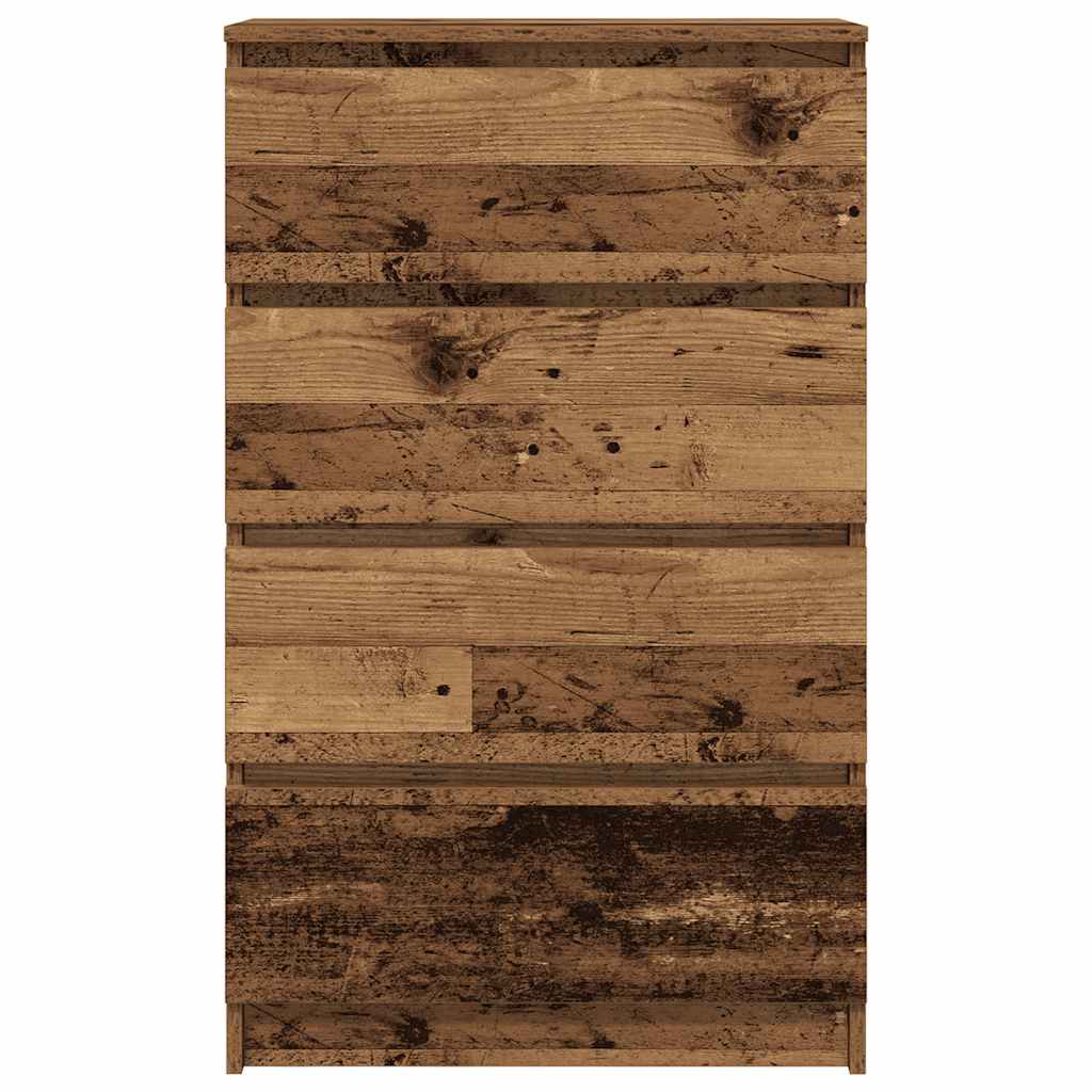 Sideboard Rustic Wood Look 60 x 35 x 98.5 cm Engineered Wood