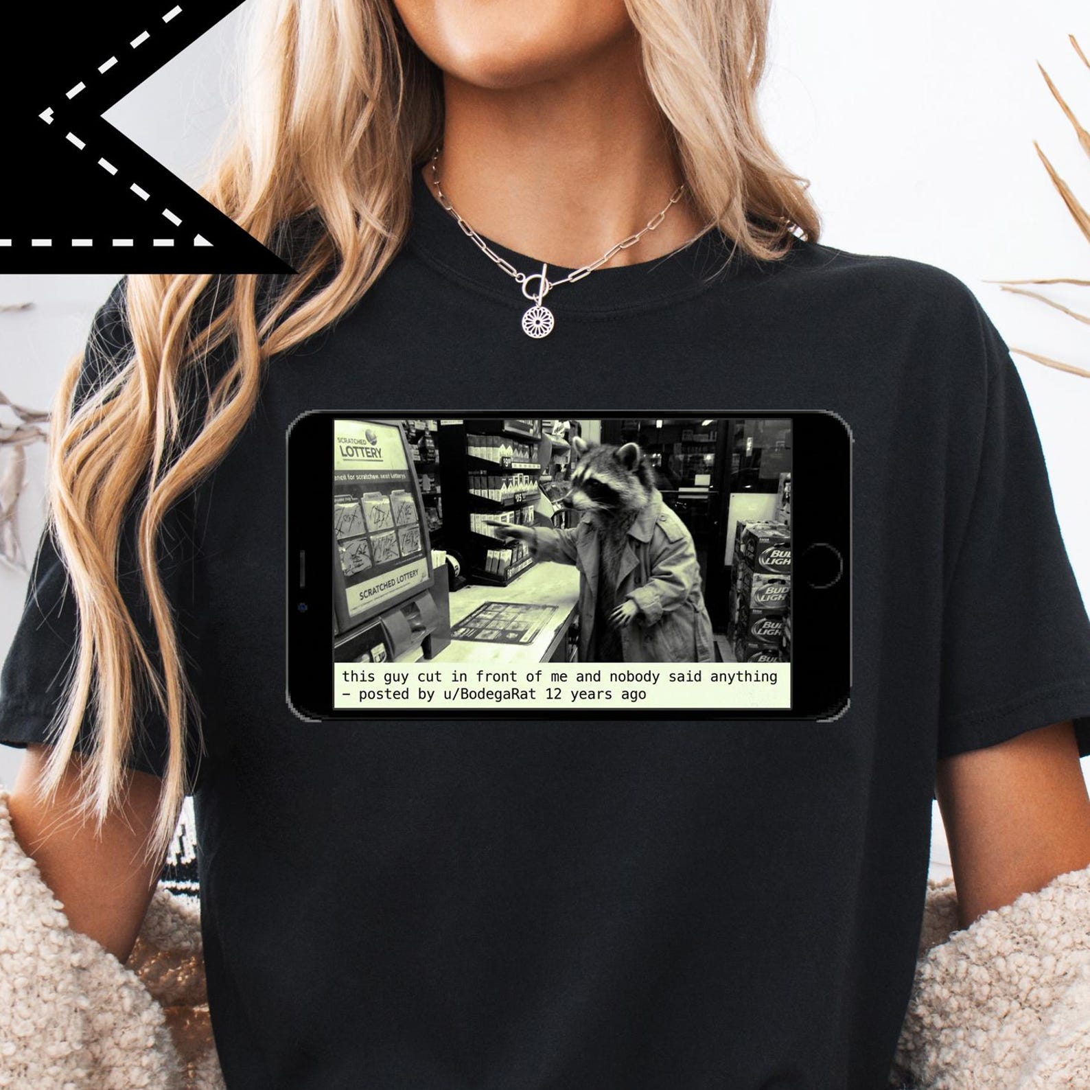 Old Phone Trash Panda Meme Funny T-Shirt, Funny Raccoon Shirt, Vintage 90s Y2K Graphic Tee, Neurodivergent Trash panda T-shirt S