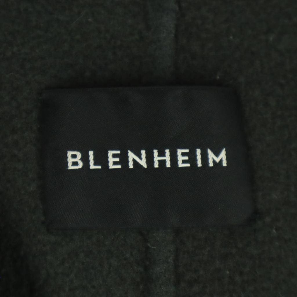 BLENHEIM Wool blend Long sleeve coat S Green system Hoodie Women Used
