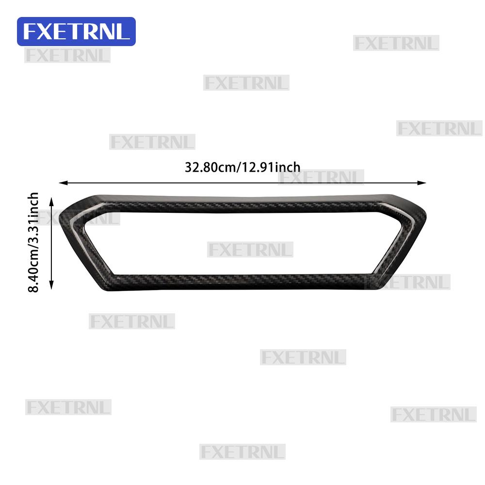Trim For Cupra Formentor/Cupra Leon/Seat Leon 2021 2022 2023 2024 2025 2026 Real Dry Carbon Fiber Car Center Console Air Outlet