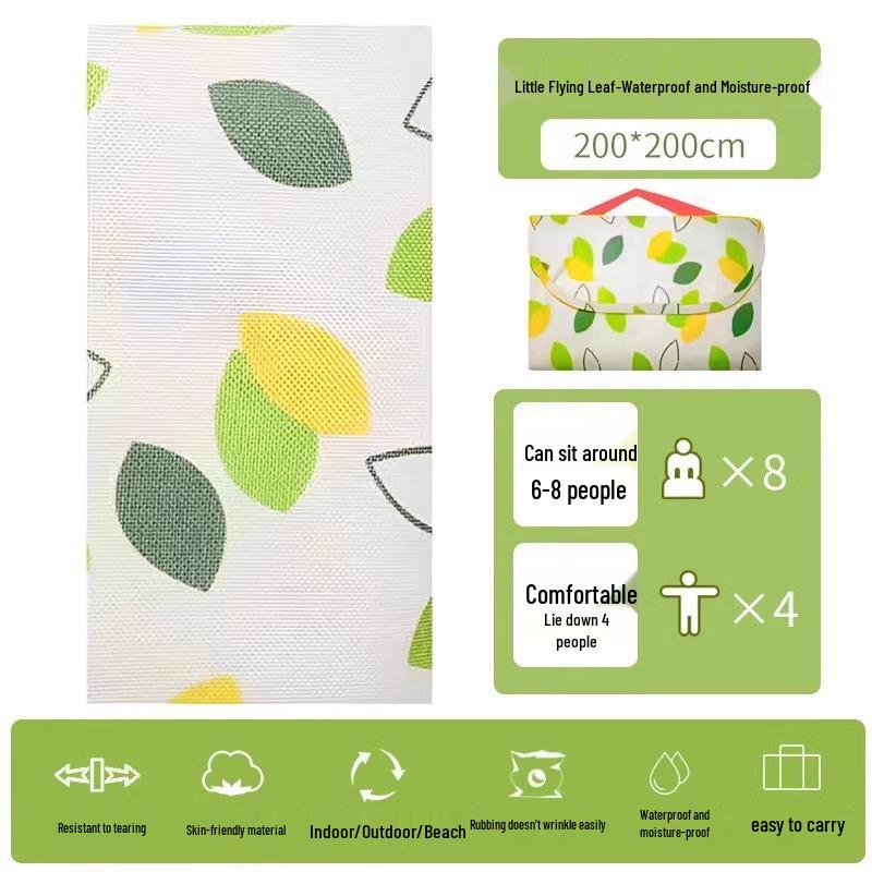 Thickened Waterproof Picnic & Camping Mat - Moisture-Proof, Portable & Foldable