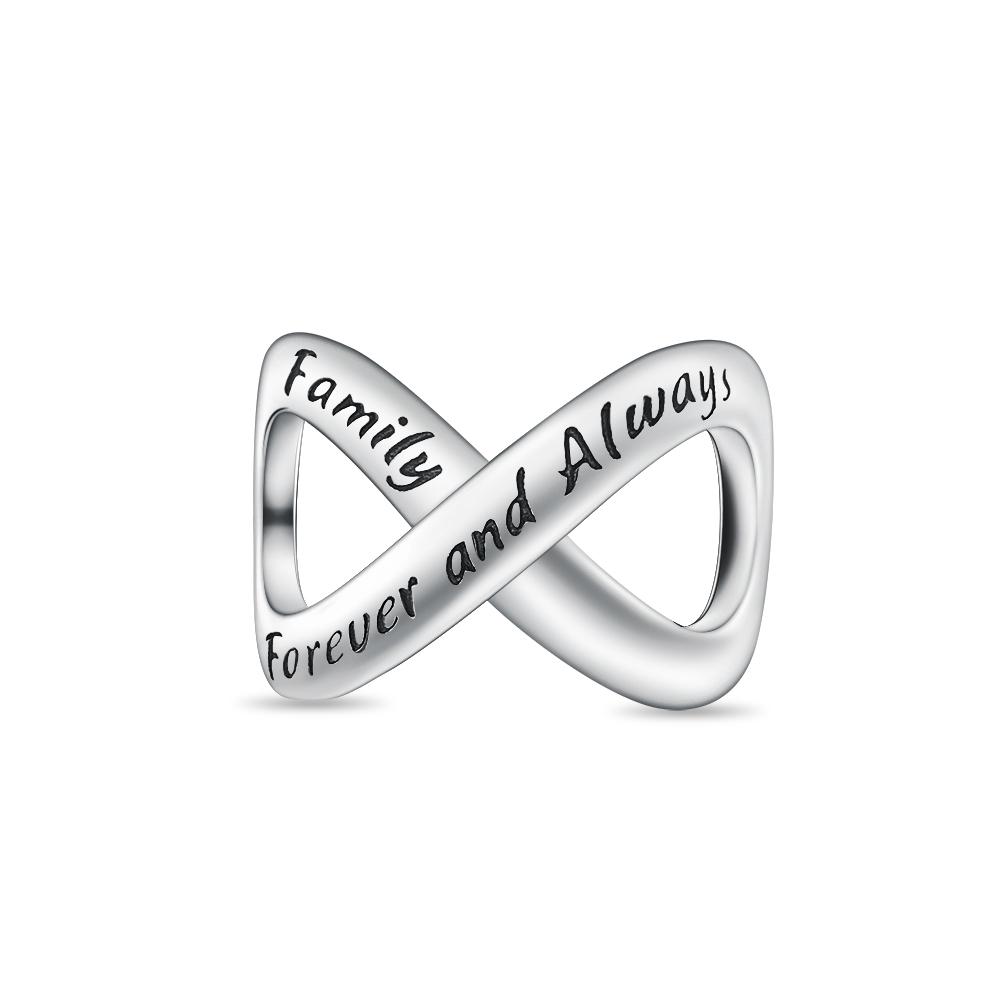 

Pendant Charm Bead Copper Infinite Symbol Beads Fit Original Bracelet For Jewelry Making Valentine S Day Gift