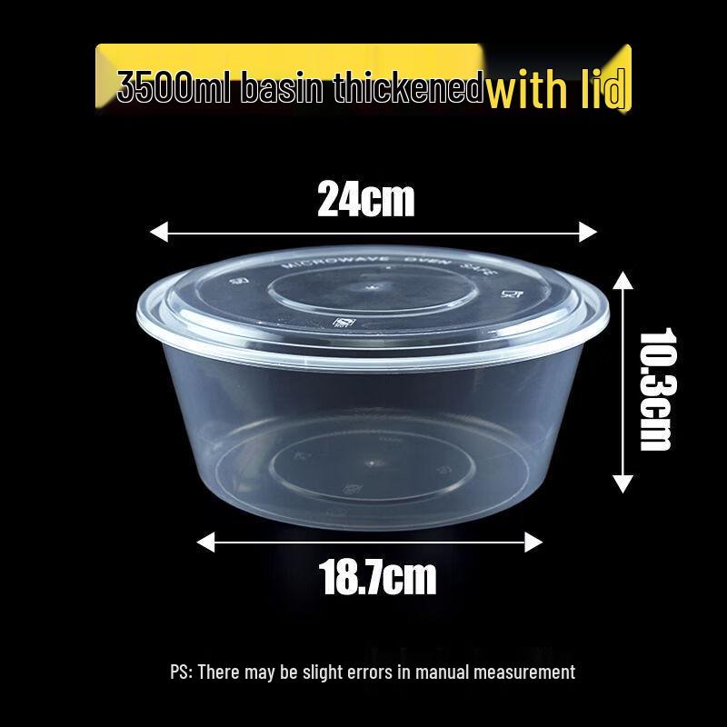 Handon Disposable Transparent Plastic Food Containers